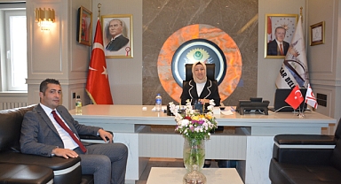 Başkan Seyhan Kılınçarslan'a, OEDAŞ Afyonkarahisar İl Müdürü Cafer Demir,Hayırlı Olsun Ziyaretinde bulundu.