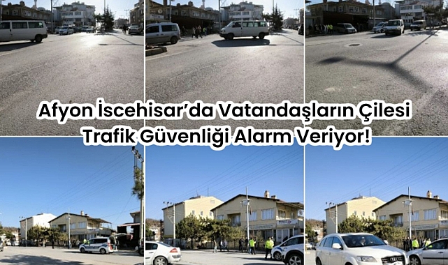 Afyon İscehisar'da Vatandaşların Çilesi, Trafik Güvenliği Alarm Veriyor!