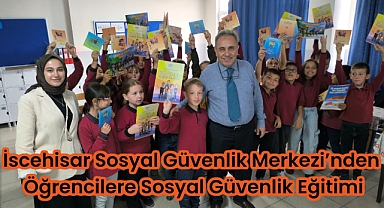 İscehisar Sosyal Güvenlik Merkezi’nden Öğrencilere Sosyal Güvenlik Eğitimi verildi.
