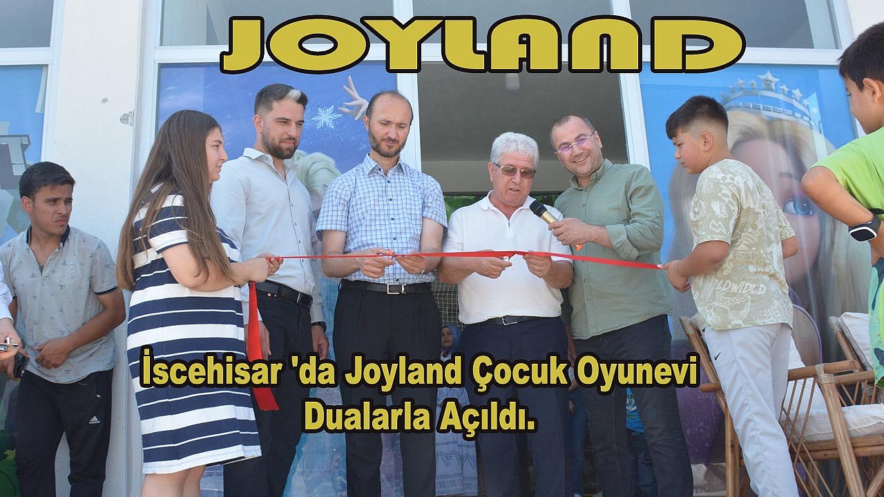 İscehisar 'da Joyland Çocuk Oyunevi Dualarla Açıldı.