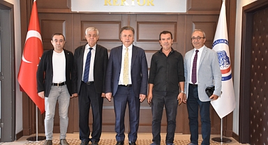 Anadolu Basın Birliği’nden AFSÜ Rektör Vekili Prof. Dr. Kemal Şenocak’a Ziyaret