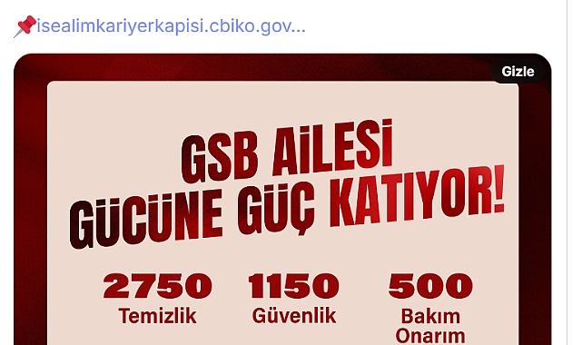 Gençlik ve Spor Bakanlığı, taşra teşkilat birimlerinde istihdam edilmek üzere 4 bin 400 sözleşmeli personel alacak.