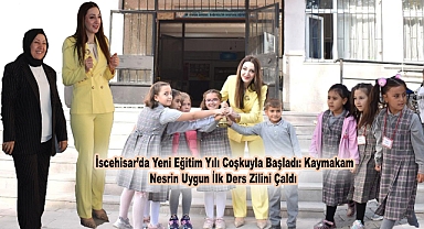  İscehisar'da Yeni Eğitim Yılı Coşkuyla Başladı: Kaymakam Nesrin Uygun İlk Ders Zilini Çaldı