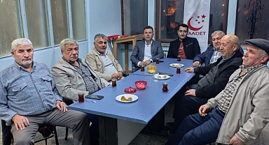 CHP İlçe Başkanı Emrullah Çevik’ten Saadet Partisi’ne İadeyi Ziyaret