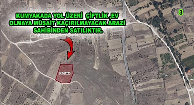 KUMYAKADA YOL ÜZERİ  ÇİFTLİK ,EV OLMAYA MÜSAİT KAÇIRILMAYACAK ARAZİ SAHİBİNDEN SATILIKTIR.