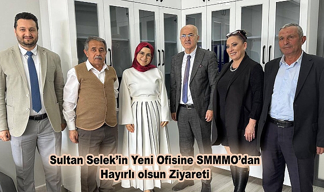 Sultan Selek'in Yeni Ofisine SMMMO'dan Hayırlı olsun Ziyareti