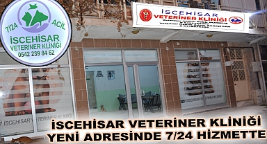 İSCEHİSAR VETERİNER KLİNİĞİ YENİ ADRESİNDE 7/24 HİZMETTE