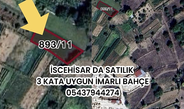 SATILIK 3 KATA UYGUN İMARLI BAHÇE 0 543 794 42 74