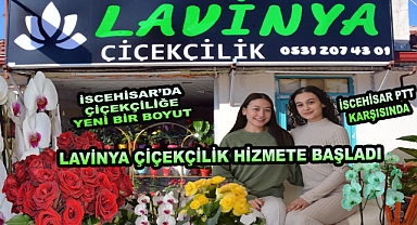 İscehisar'da Çiçekçilikte Yeni Bir Nefes, Lavinya Çiçekçilik Hizmete Başladı