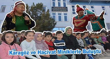 İscehisar da Karagöz ve Hacivat Miniklerle Buluştu