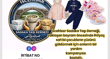 İscehisar Sadaka Taşı Derneği'nden Bayram Öncesi Anlamlı Kampanya Başlattı