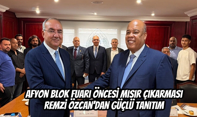 Afyon Blok Fuarı Öncesi Mısır Çıkarması, Remzi Özcan’dan Güçlü Tanıtım