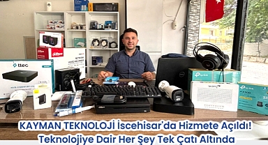 KAYMAN TEKNOLOJİ İscehisar'da Hizmete Açıldı! Teknolojiye Dair Her Şey Tek Çatı Altında